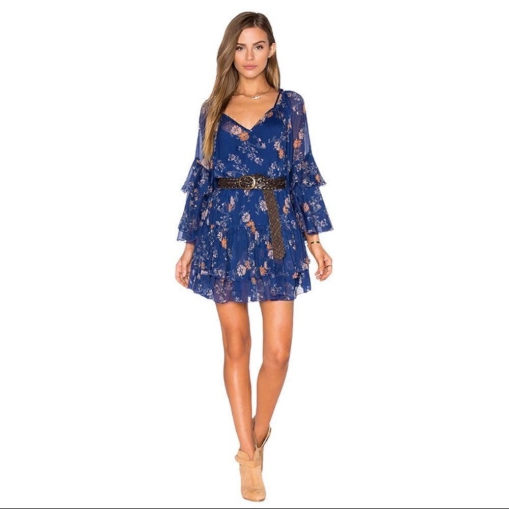 💙☀️🧡Free People Sun Setter mini dress/tunic